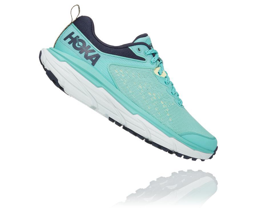 Chaussure Trail Hoka One One Challenger Atr 6 Femme - Bleu/Blanche - ESM-730452